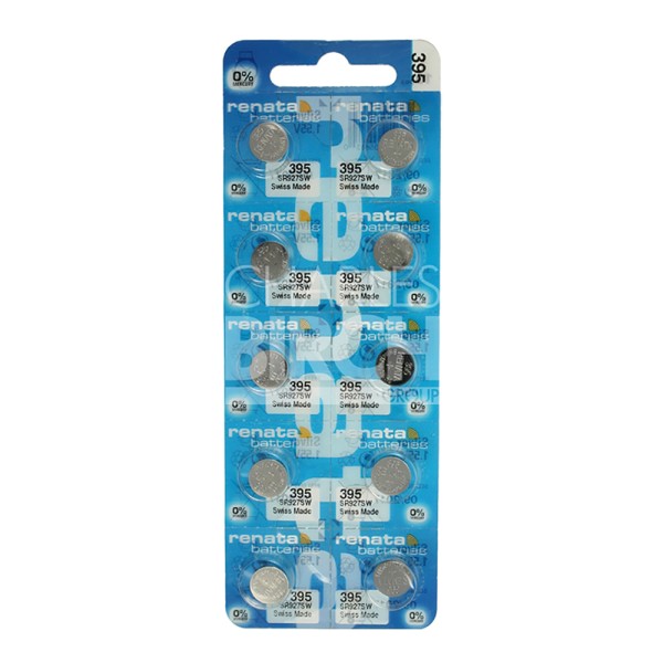 Renata Multipack Batteries 395 Silver Oxide, Low Drain 1.55V