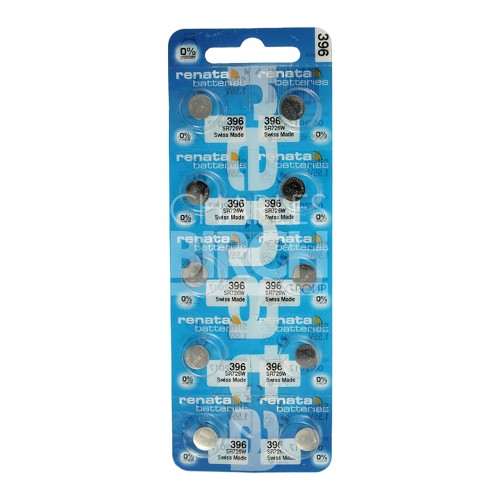 Renata Multipack Batteries 396 Silver Oxide, High Drain 1.55V