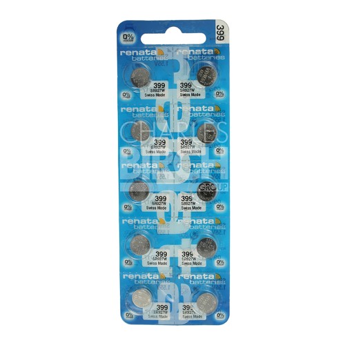 Renata Multipack Batteries 399 Silver Oxide, High Drain 1.55V