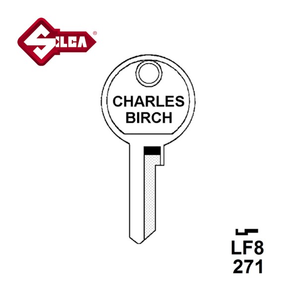 Silca LF8 Euro Locks Cylinder Blank JMA LF22 HD LF11