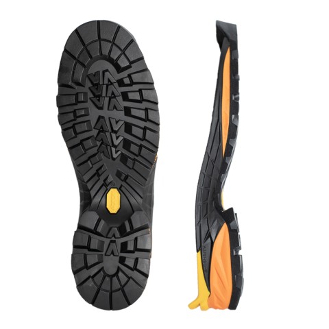 Vibram 1561P Resoling Backpacking Sole Unit Black/Orange...