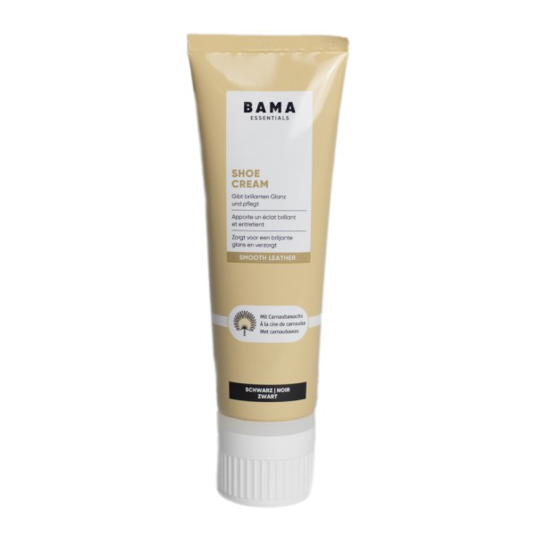 Bama Essentials Shoe Cream Tube with Applicator Sponge
