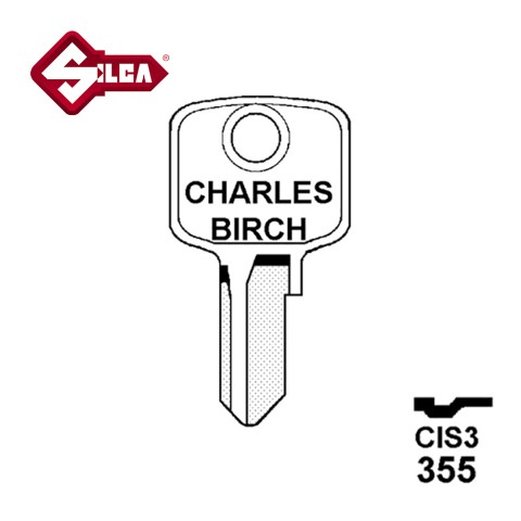 Silca CIS3 Cas-Cisma Cylinder Blank