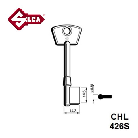 Silca Chubb Brass 3G110 Blanks 
