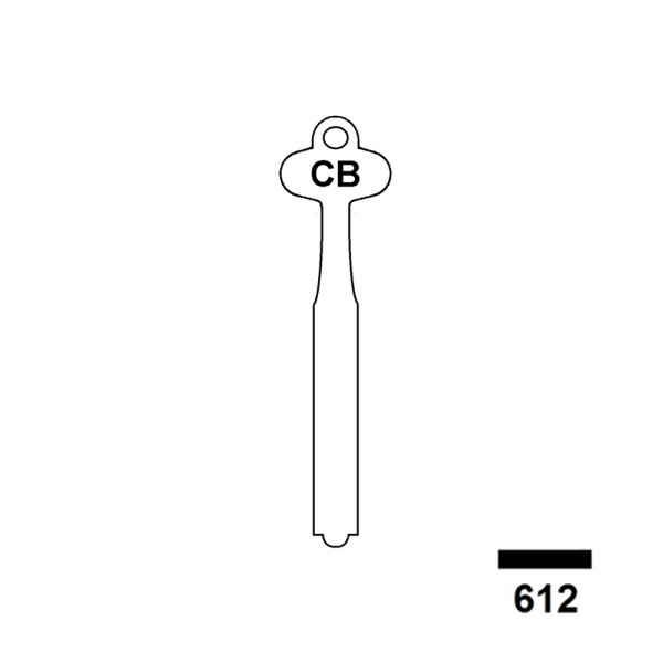 Hook 612 Flat Steel 