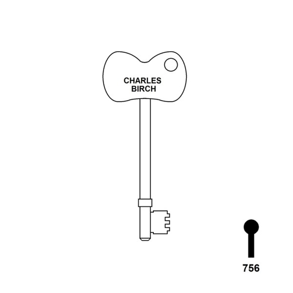 ETK504 HD L377 Easy Turn Disabled Toilet Key  SKS K504