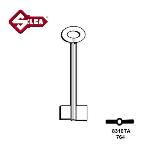Silca 8310TA Tann Double Bit Safe Key SKS SK036