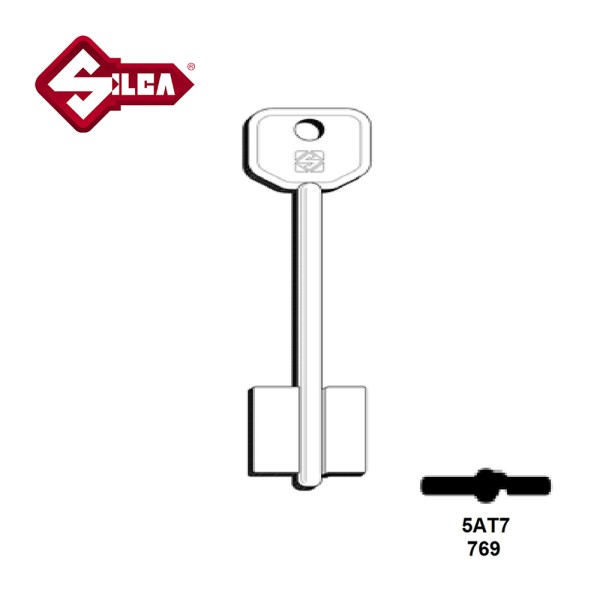 Silca 5AT7 Double Bit Key SKS ATR1G