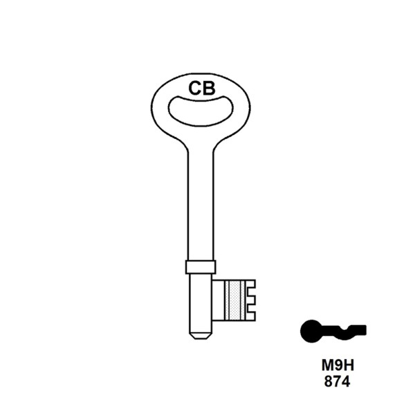 Hook 874 Union MH No 9 