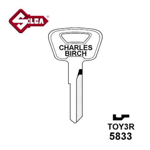 Silca TOY3R JMA TOYO25 HD TA6 C387 TOYO-25 TA6
