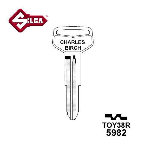 Silca TOY38R JMA TOYO9 HD TT31