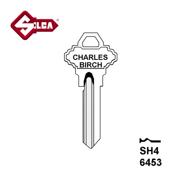 Silca SH4 Schlage 6 Pin (Primus Orbis 6 Pin) JMA SLG6 HD A145F