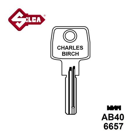 Silca CS48 Dimple Security Blank JMA ABU16 HD AB40