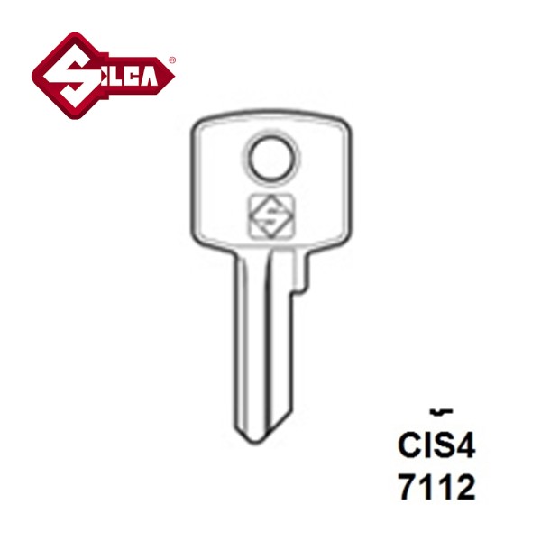 Silca CIS4 Cas-Cisma Cylinder Blank