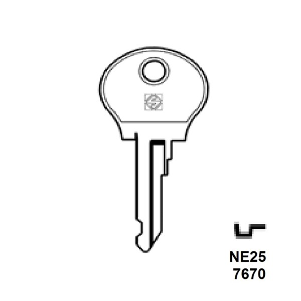 Hook 7670 ORION NN28 ERR NE28L Silca NE25