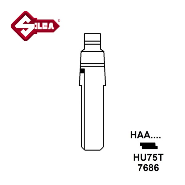 Silca HU75T JMA HUHAAC1  