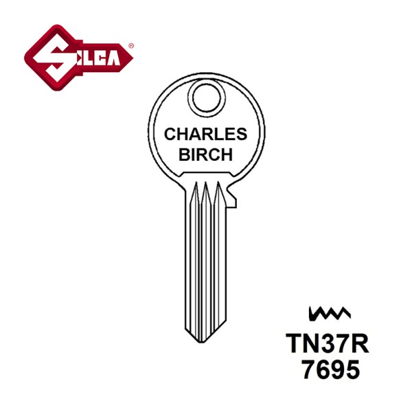 Silca TN37R Titan Cylinder Blank JMA TIT17 