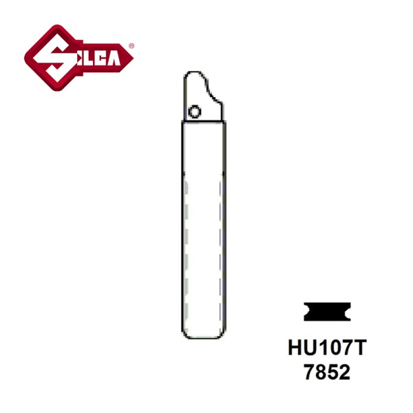 Silca HU107T Peugeot Blade For Remote 