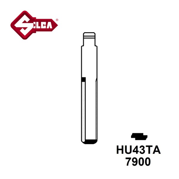 Silca HU43TA Blade For Remote 