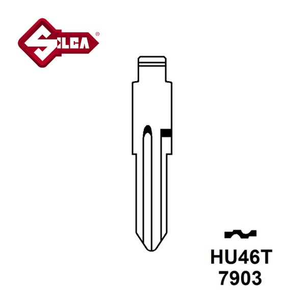 Silca HU46T Blade For Remote 