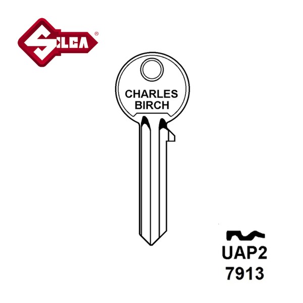 Silca UAP2 UAP Cylinder Blank JMA U26D HD UAP1 