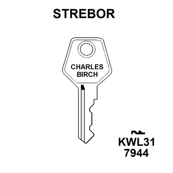 Strebor TSS21 Window Key KWL31 HD WL060 