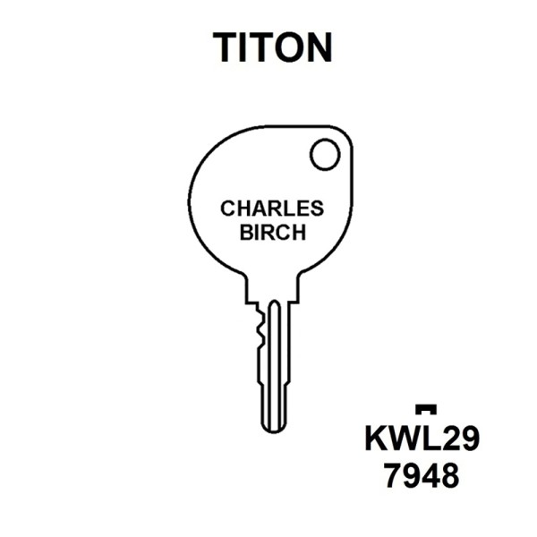 Titon Window Key KWL29 HD WL065 