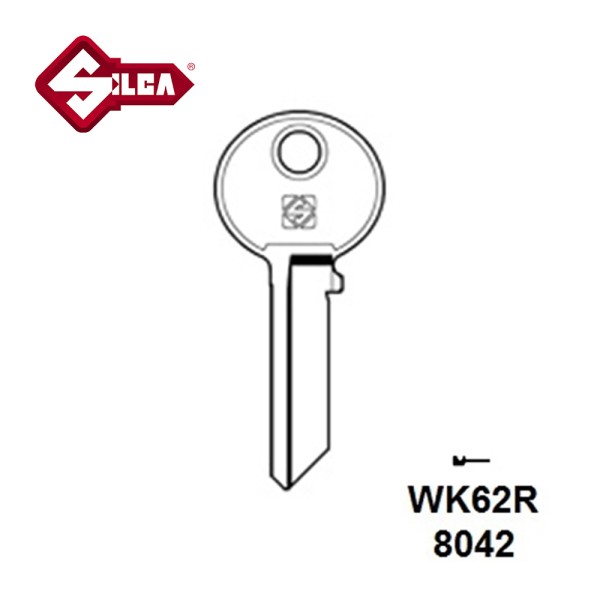 Silca WK62R Wilka Cylinder Blank