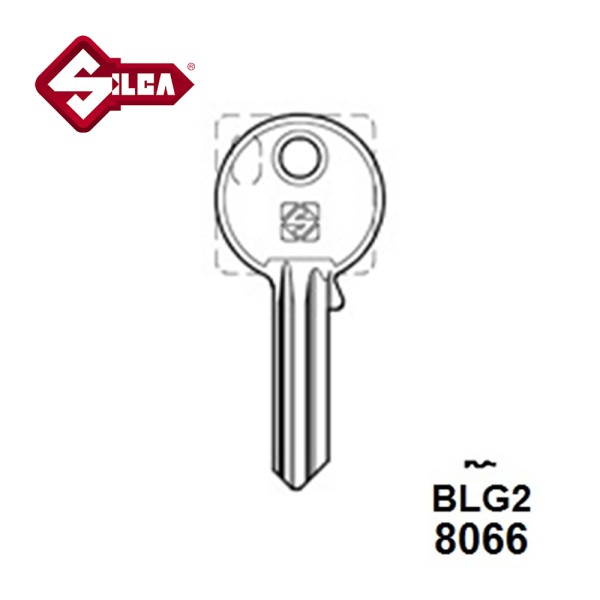 Silca BLG2 Bulldog Cylinder Blank HD TM2