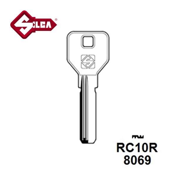 Silca RC10R Cina Dimple Blank Security Cylinder 