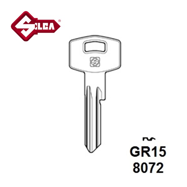 Silca GR15 Gera Cylinder Blank JMA GEA5D 
