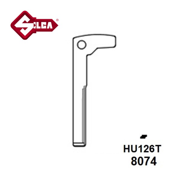 Silca HU126T Huf Vehicle Blank 