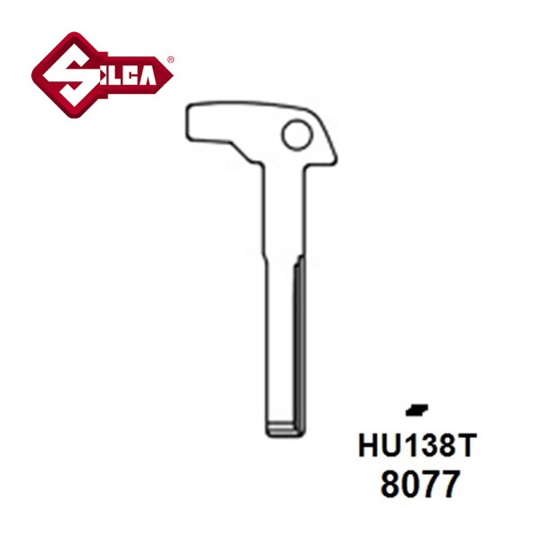 Silca HU138T Huf Vehicle Blank 