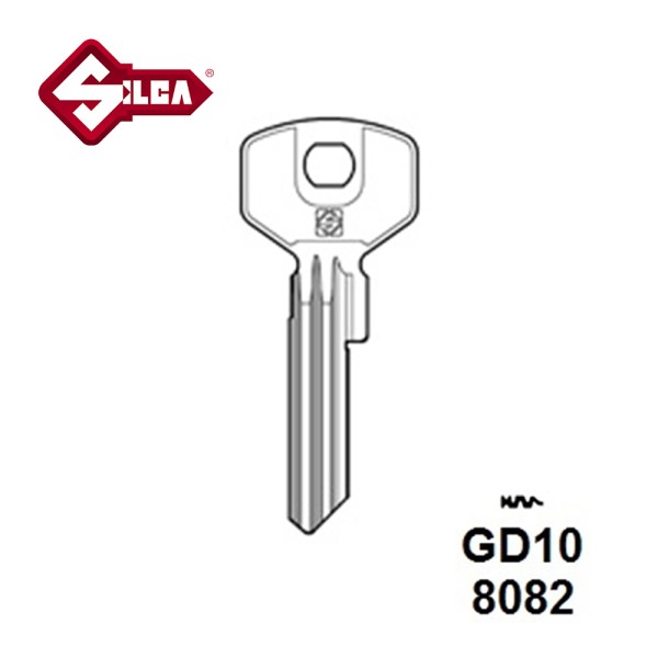Silca GD10 Guard Cylinder Blank JMA GUA5 