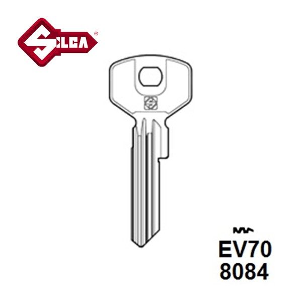 Silca EV70 Evva Cylinder Blank 