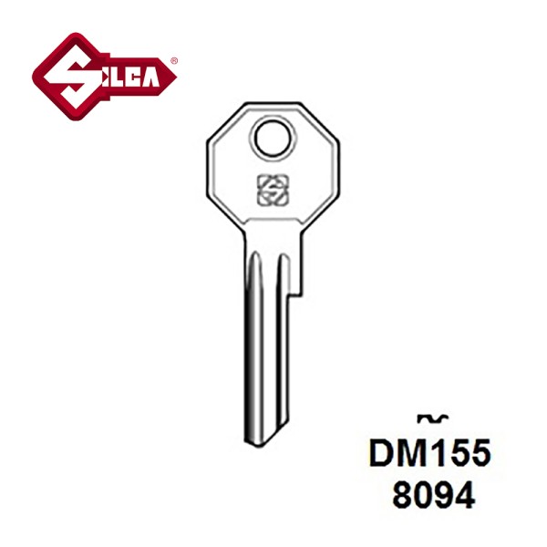 Silca DM155 Dom Cylinder Blank 