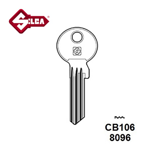 Silca CB106 Corbin Cylinder Blank 