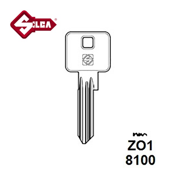 Silca ZO1 Zoo Cylinder Blank JMA MP1E HD MP10 