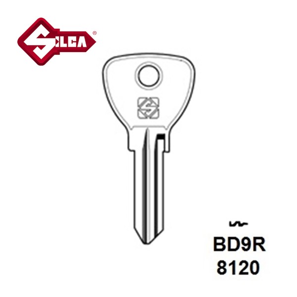 Silca BD9R Bricard Cylinder Blank HD BD9R
