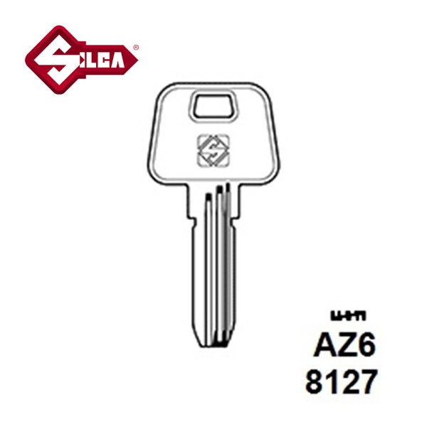 Silca AZ6 Azbe Cylinder/ Security Blank JMA AZ9 HD AZ6