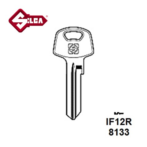 Silca IF12R Ifam Cylinder Blank JMA IF5 