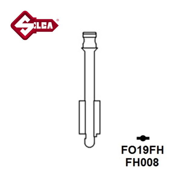 Silca FO19FH Flip Head Key Blade