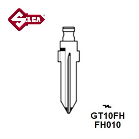 Silca GT10FH Flip Head Key Blade