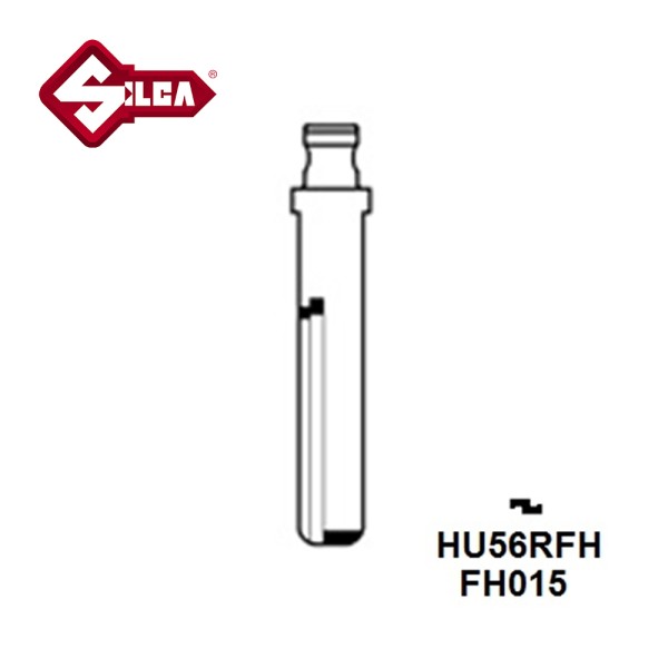 Silca HU56RFH Flip Head Key Blade