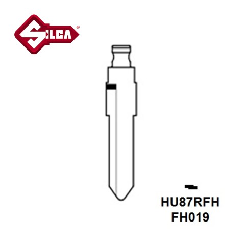 Silca HU87RFH Flip Head Key Blade