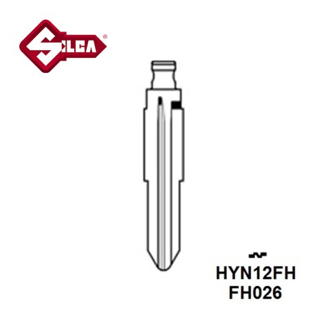 Silca HYN12FH Flip Head Key Blade