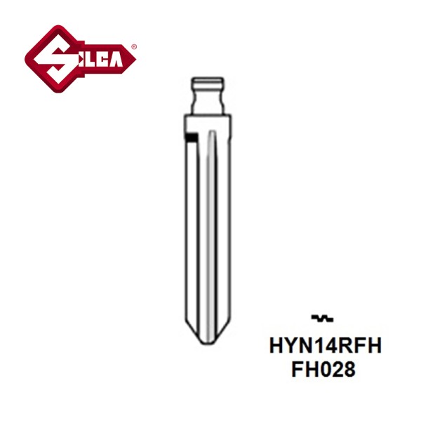 Silca HYN14RFH Flip Head Key Blade