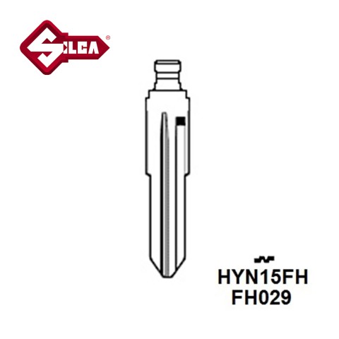 Silca HYN15FH Flip Head Key Blade