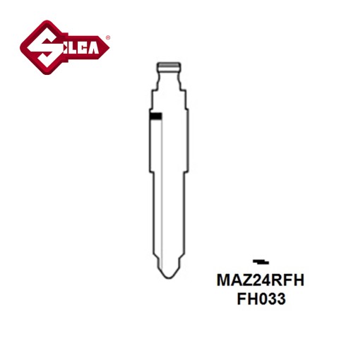 Silca MAZ24RFH Flip Head Key Blade