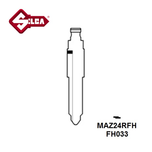 Silca MAZ24RFH Flip Head Key Blade